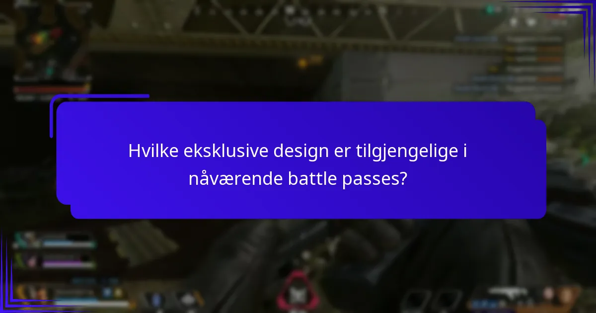 Hvilke karakteralternativer tilbys med Battle Pass-skins?