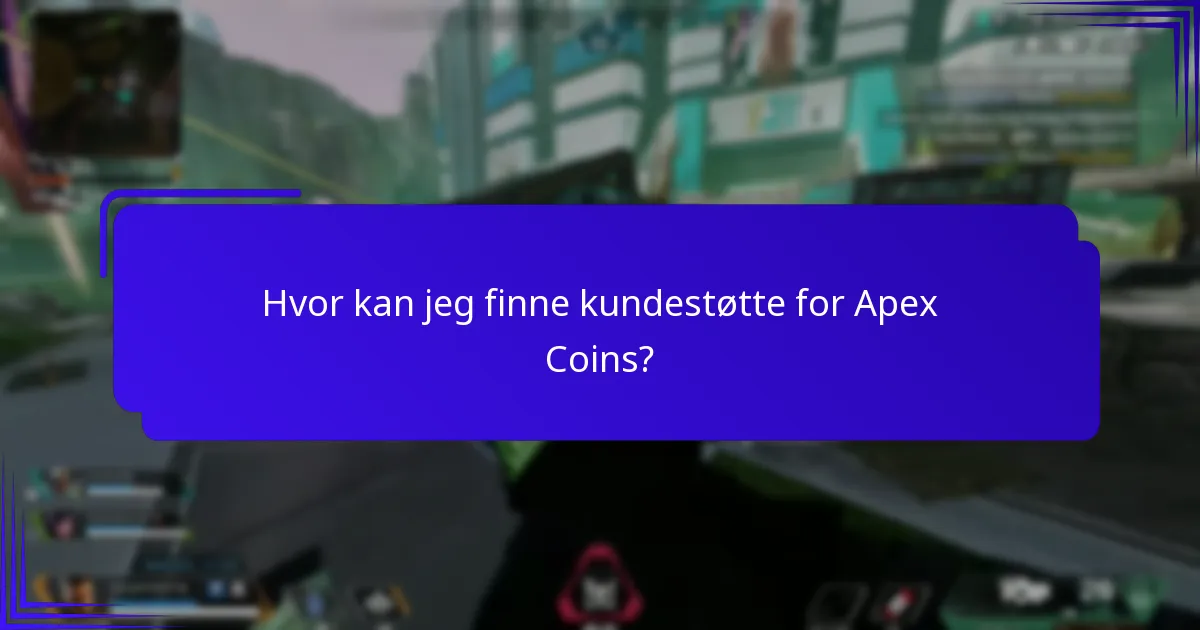 Hvilke FAQ-er er mest vanlige angående Apex Coins?
