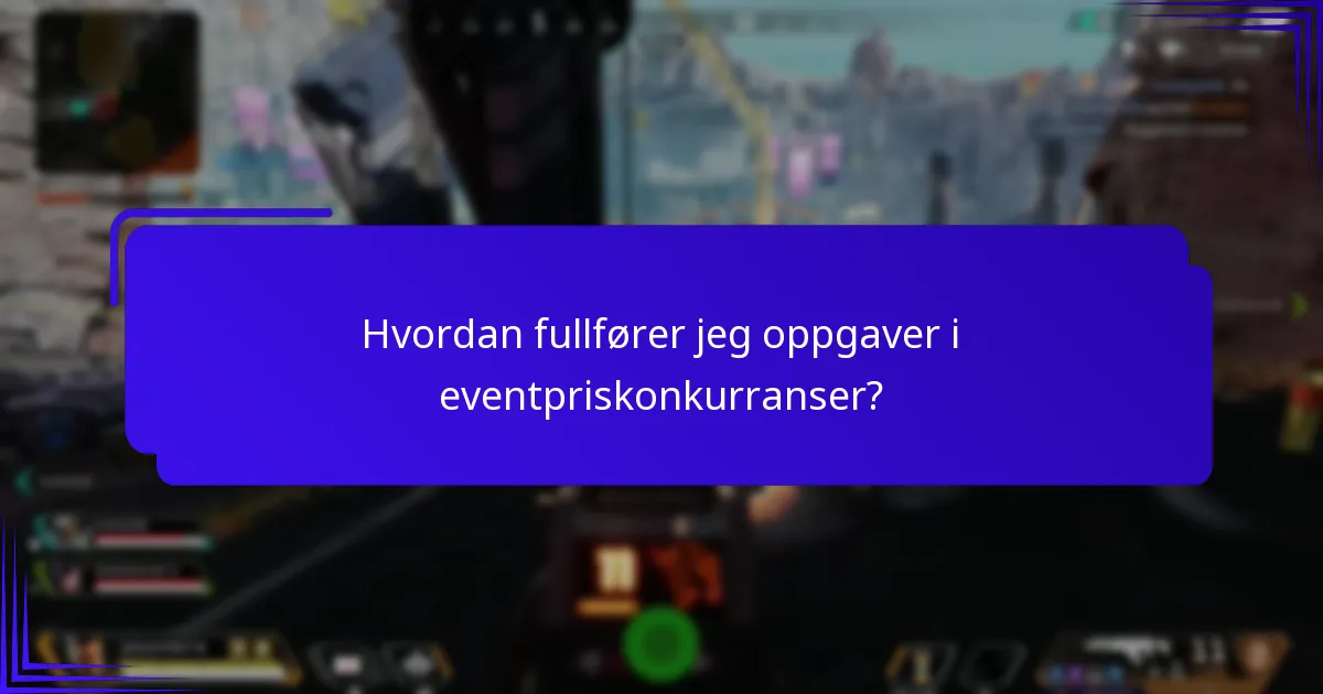 Når finner eventpriskonkurranser vanligvis sted?